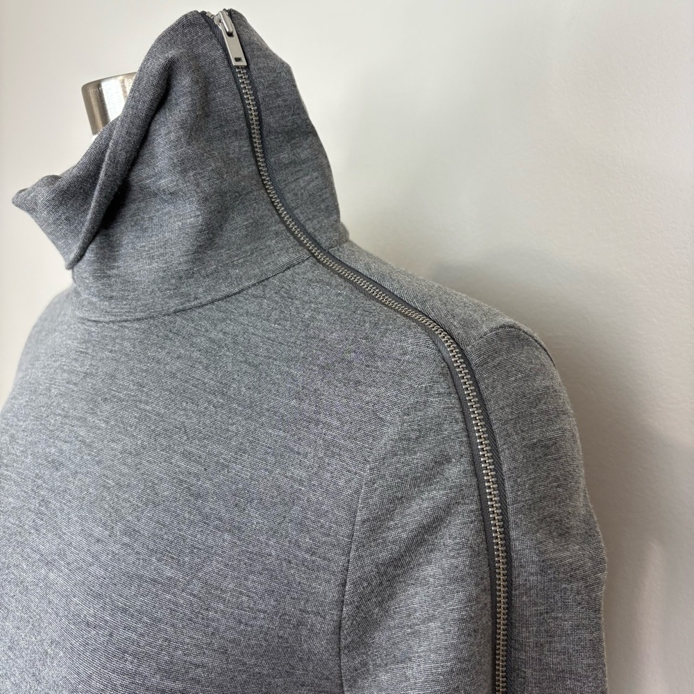 COS Women's Funnel Neck Zippered Neck & Arm Knit Top Size‎ 6 Modern Contemporary - Picture 3 of 16